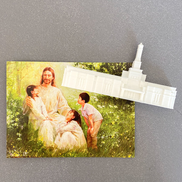Bismarck North Dakota Temple Magnet