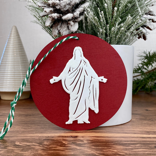 Round Christ Ornament