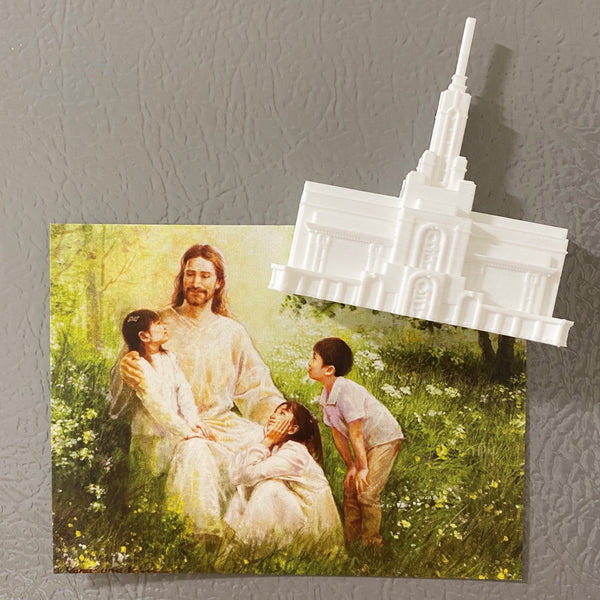 Mount Timpanogos Utah Temple Magnet