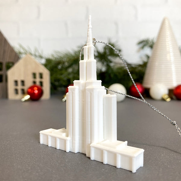 Oquirrh Mountain Utah Christmas Tree Ornament