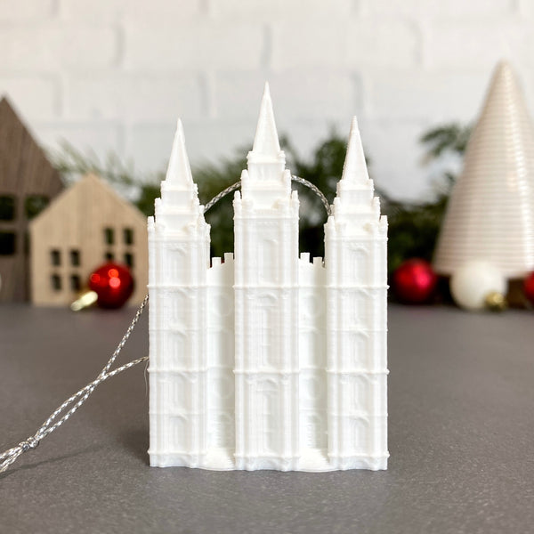 Salt Lake City Utah Christmas Tree Ornament