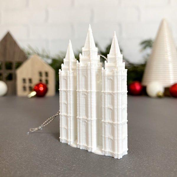 Salt Lake City Utah Christmas Tree Ornament
