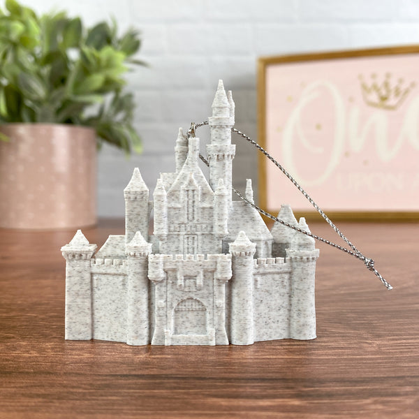Sleeping Beauty Castle Christmas Tree Ornament