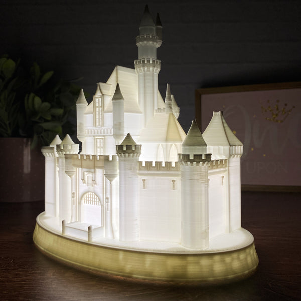 Sleeping Beauty Castle Statue Night Light