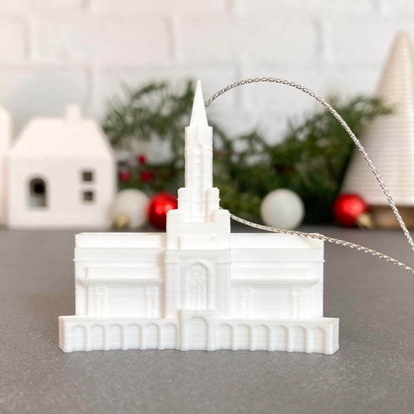 Bountiful Utah Christmas Tree Ornament