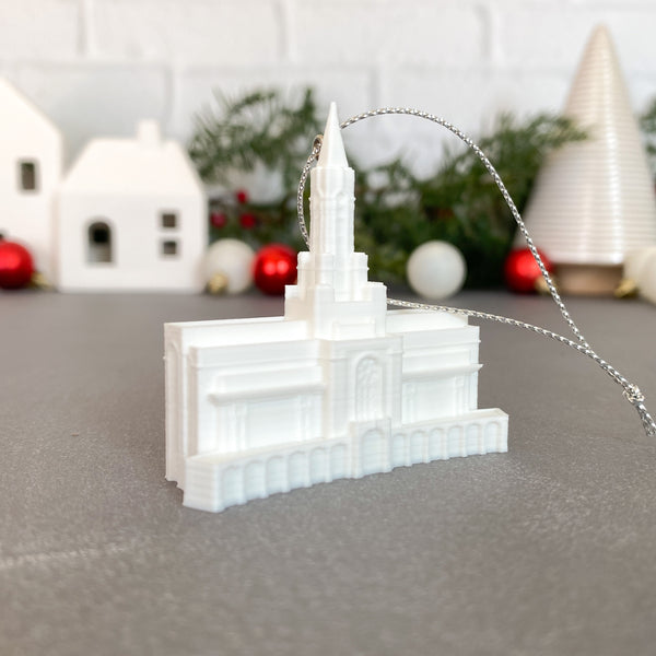 Bountiful Utah Christmas Tree Ornament