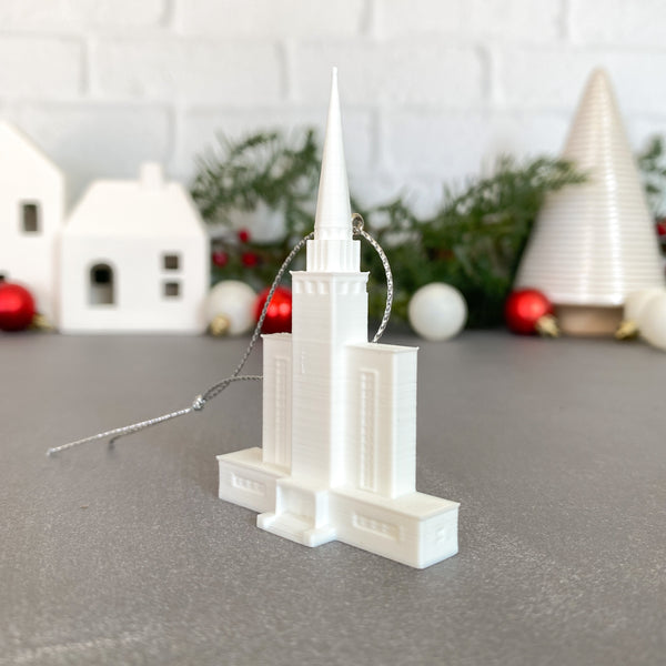 London England Temple Christmas Tree Ornament