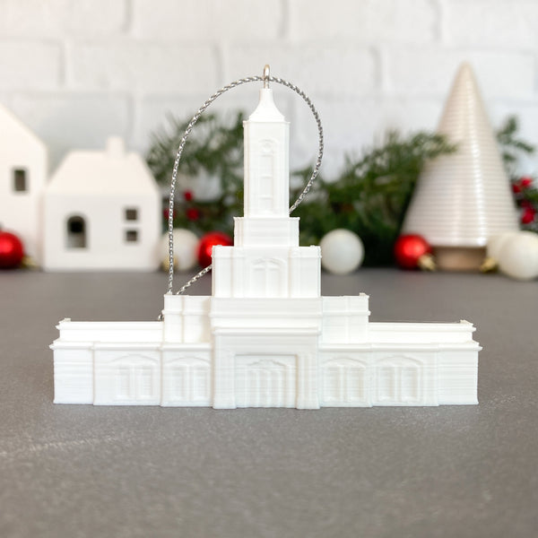 Moses Lake Washington Temple Christmas Tree Ornament