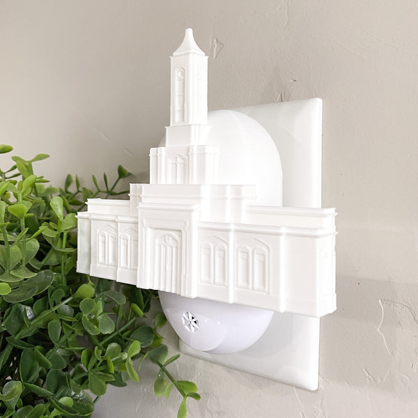 Moses Lake Washington Temple Wall Night Light