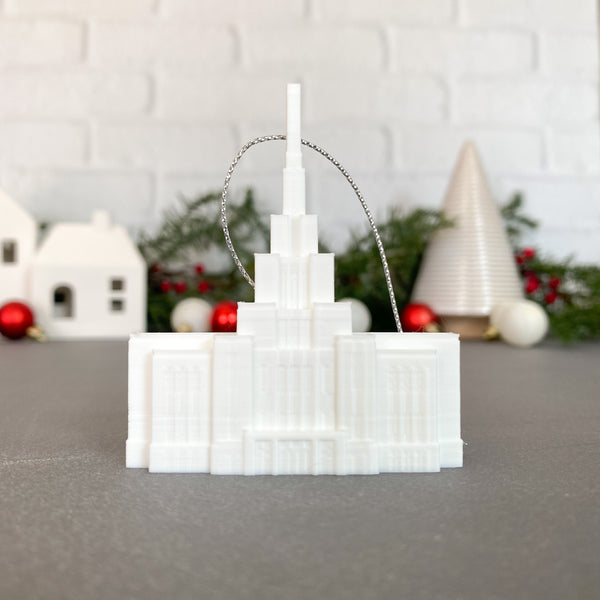 Saratoga Springs Utah Temple Christmas Tree Ornament