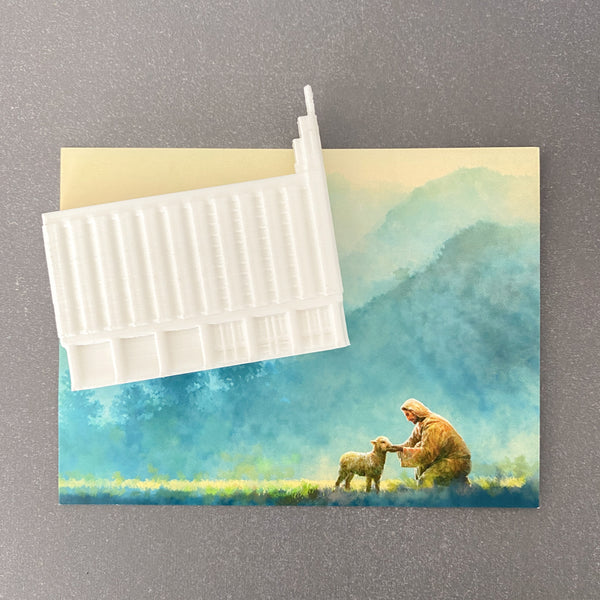 Manhattan New York Temple Magnet