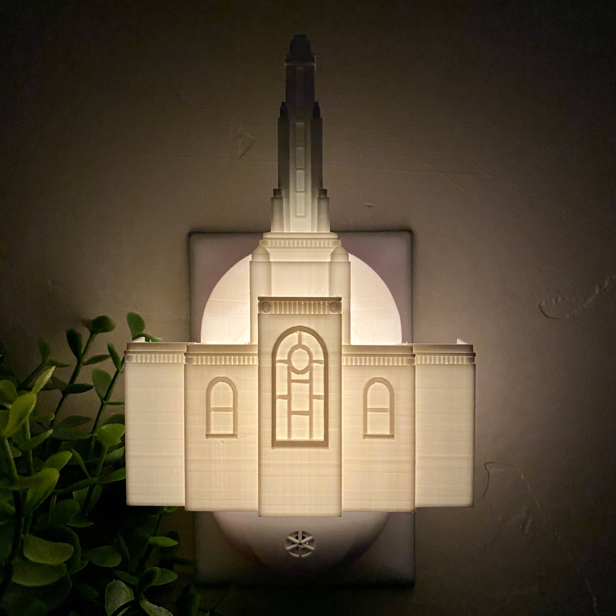 Redlands California Temple Wall Night Light Simply Celestial Designs