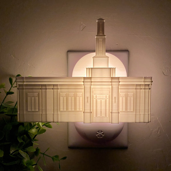 Baton Rouge Louisiana (After Reconstruction) Temple Wall Night Light