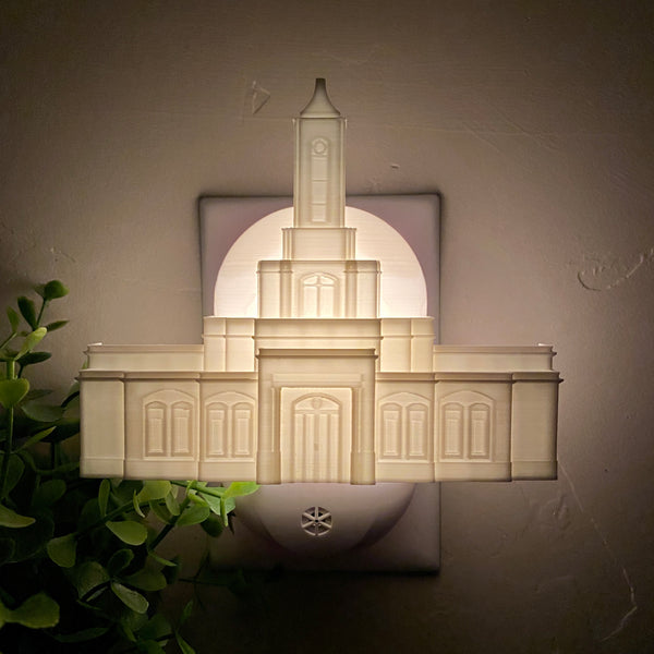 Moses Lake Washington Temple Wall Night Light