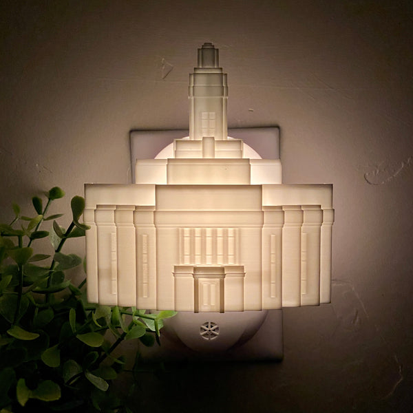 Quetzaltenango Guatemala Temple Wall Night Light