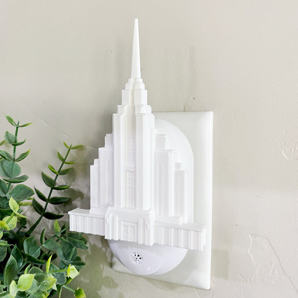 Rexburg Idaho Temple Wall Night Light