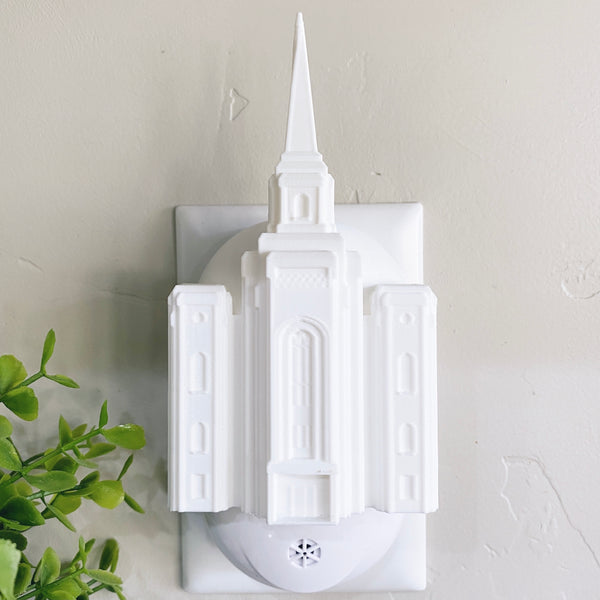 Brigham City Utah Temple Wall Night Light