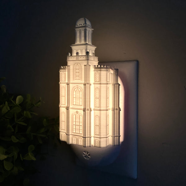 Logan Utah Temple Wall Night Light