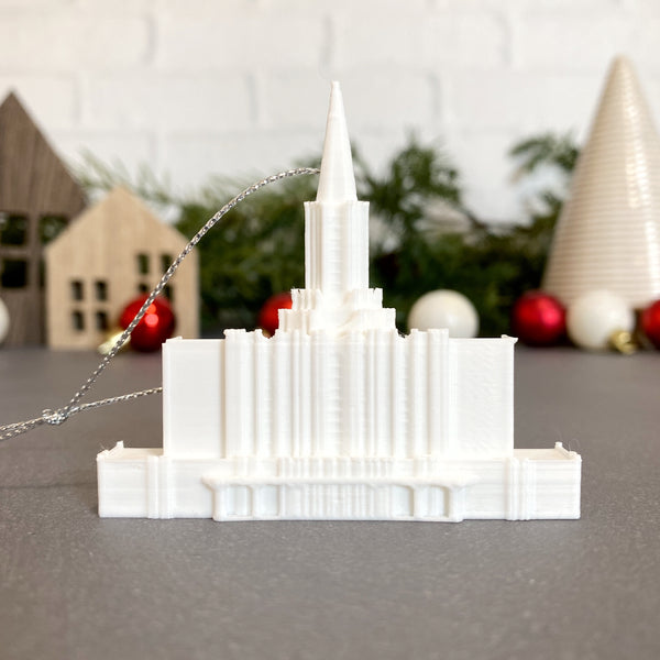 Jordan River Utah Christmas Tree Ornament