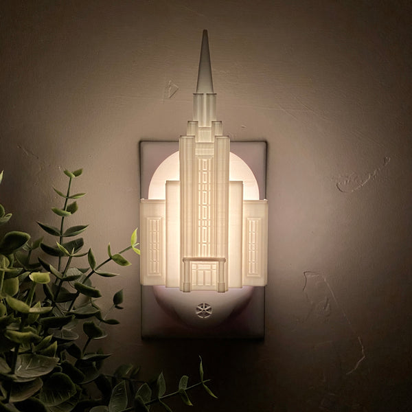 Vancouver British Columbia Temple Wall Night Light