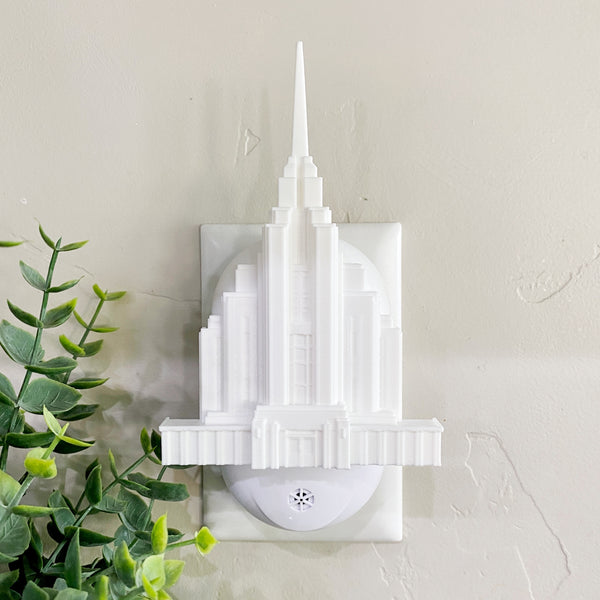 Rexburg Idaho Temple Wall Night Light