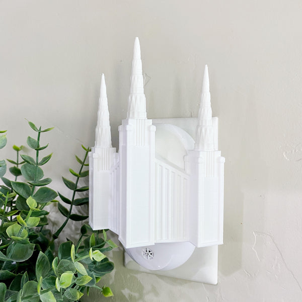 Portland Oregon Temple Wall Night Light