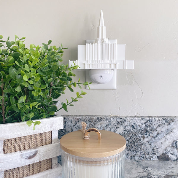 Jordan River Utah Temple Wall Night Light