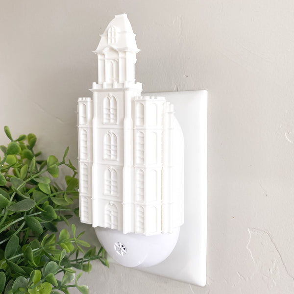 Manti Utah Temple Wall Night Light
