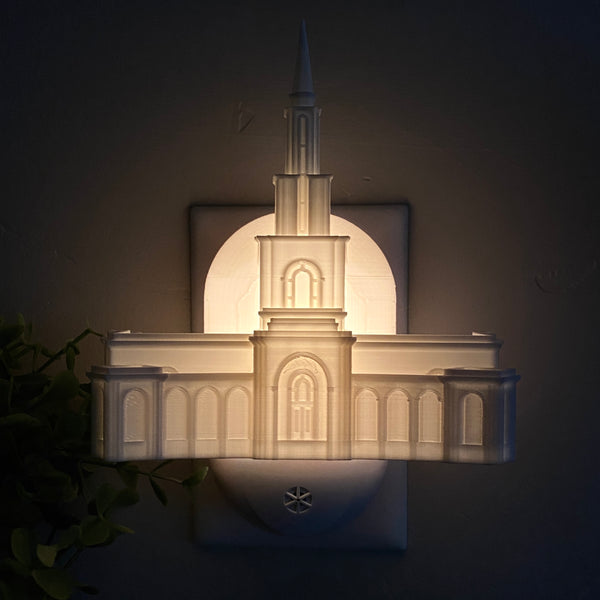 Sacramento California Temple Wall Night Light