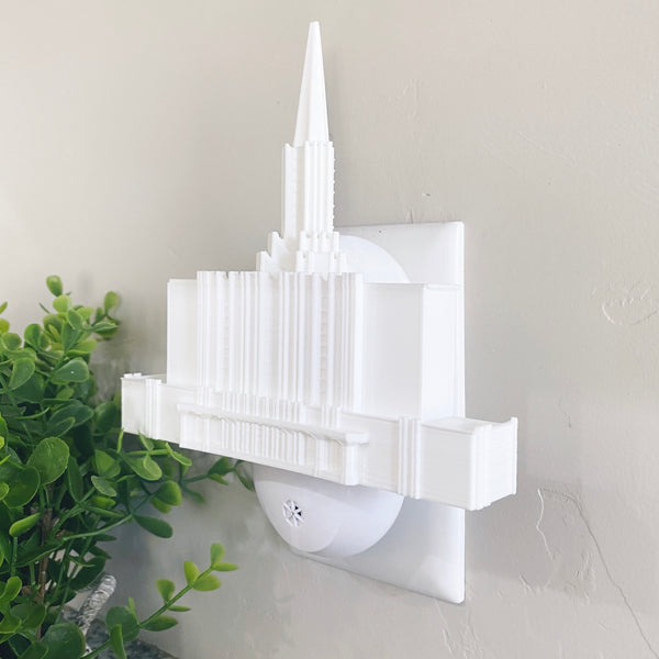 Jordan River Utah Temple Wall Night Light