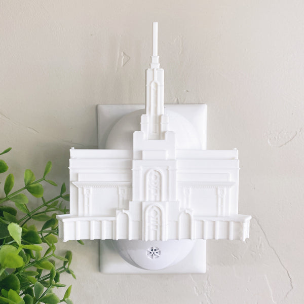 Mount Timpanogos Utah Temple Wall Night Light