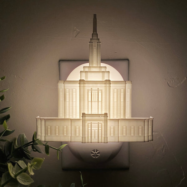 Pocatello Idaho Temple Wall Night Light