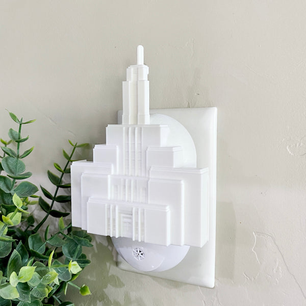 Draper Utah Temple Wall Night Light