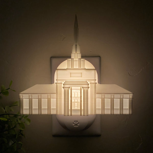 Apia Samoa Temple Wall Night Light
