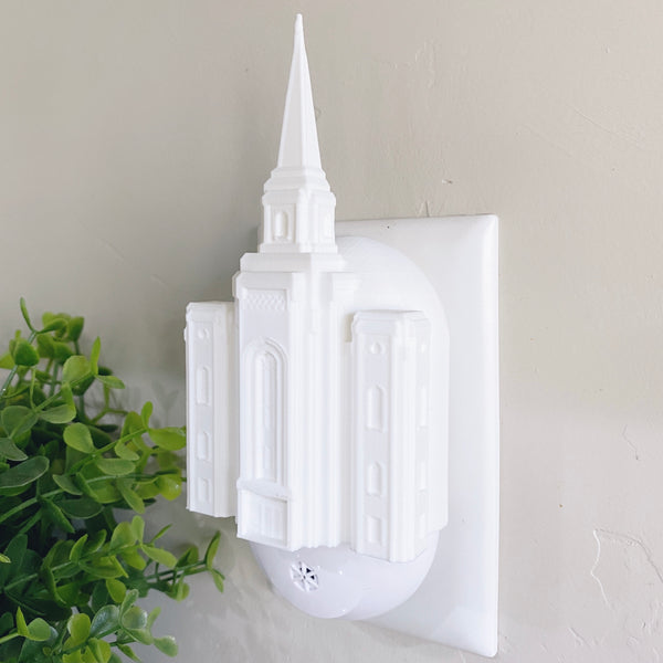 Brigham City Utah Temple Wall Night Light