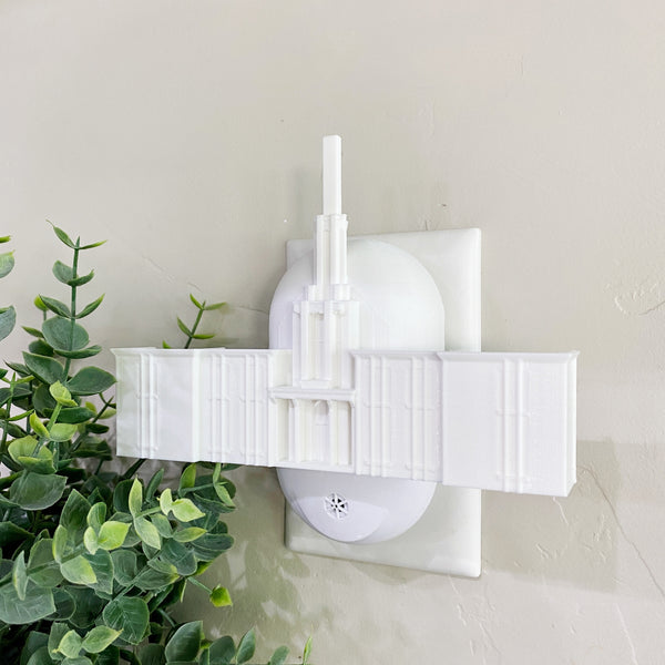 Santiago Chile Temple Wall Night Light