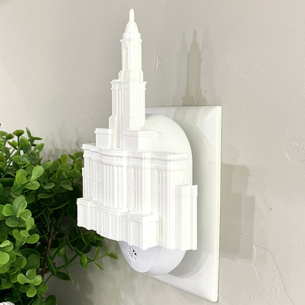 Payson Utah Temple Wall Night Light