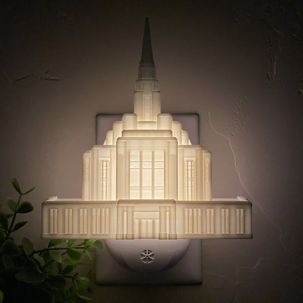 Ogden Utah Temple Wall Night Light