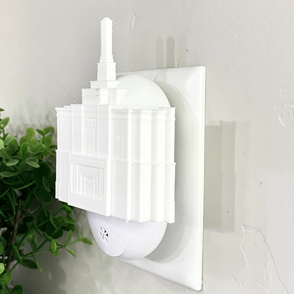 Winter Quarters Nebraska Temple Wall Night Light