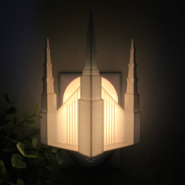 Dallas Texas Temple Wall Night Light