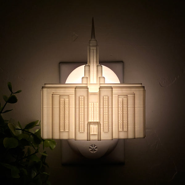 Cebu City Philippines Temple Wall Night Light