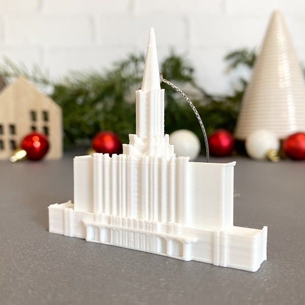 Jordan River Utah Christmas Tree Ornament