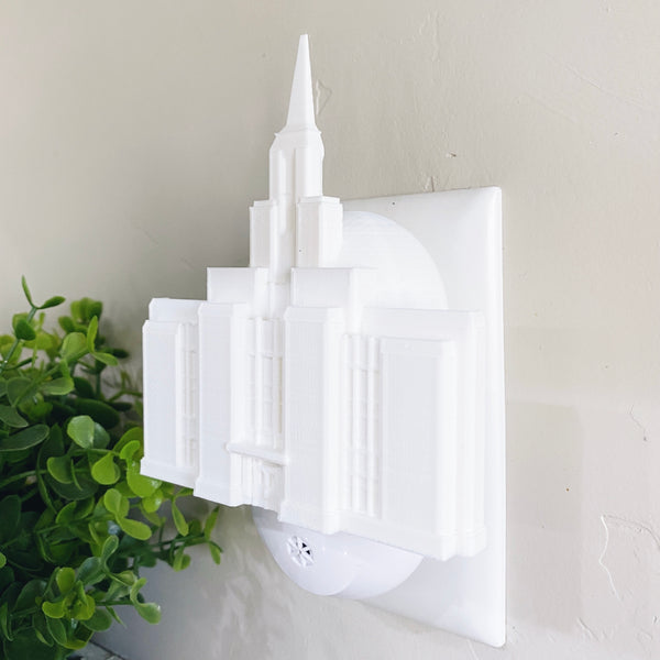 Calgary Alberta Temple Wall Night Light