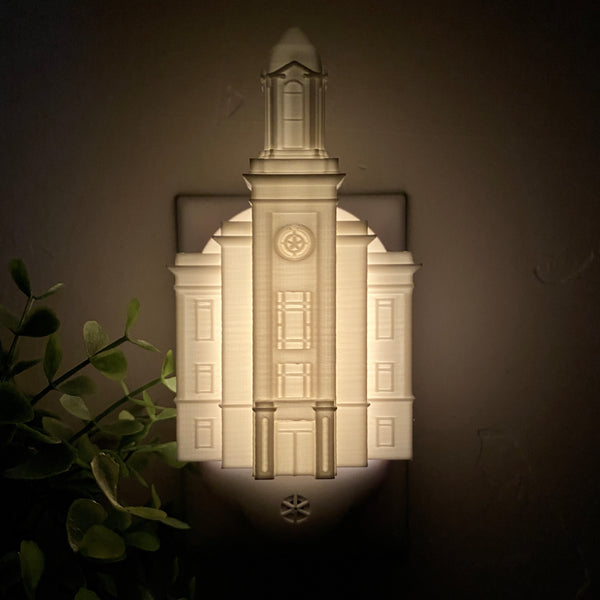 Cedar City Utah Temple Wall Night Light