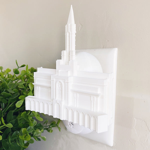 Bountiful Utah Temple Wall Night Light