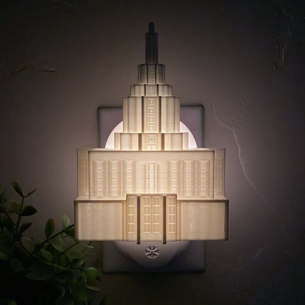 Idaho Falls Idaho Temple Wall Night Light