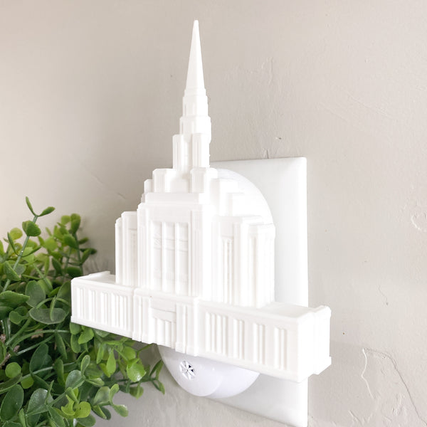Ogden Utah Temple Wall Night Light