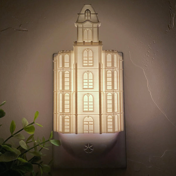 Manti Utah Temple Wall Night Light