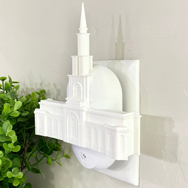 Sacramento California Temple Wall Night Light