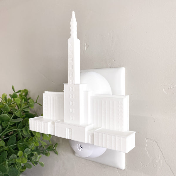 Los Angeles California Temple Wall Night Light